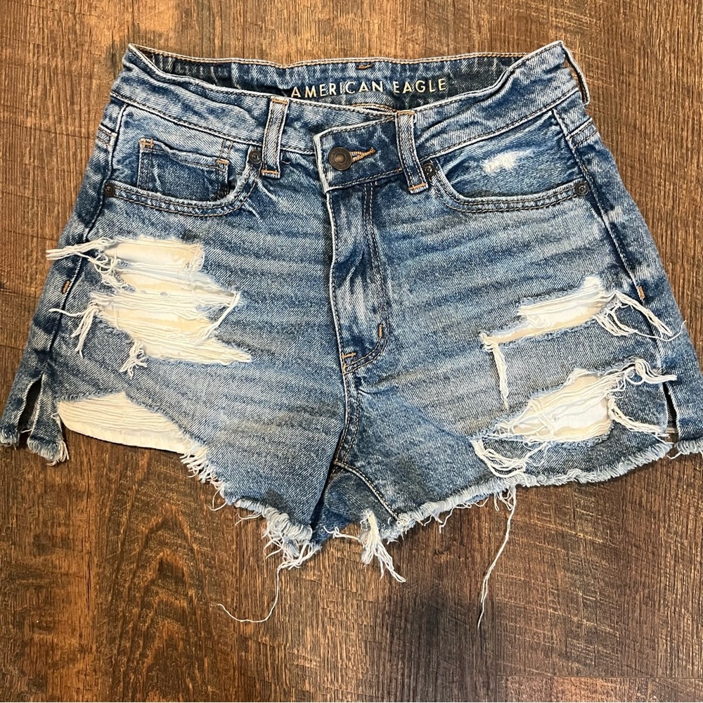 American Eagle Outfitters Distressed Jean Shorts